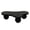 Black, variant on GZXS Modern Cloud Shape Coffee Table, 45.8-Inch MDF Curved Living Room Decor Center Table with 3 ABS Spherical Supports, White