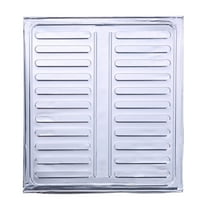 BESTYASH Foldable Aluminum Splatter Screen Baffle Silver for Clean Kitchen