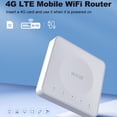 thumbnail image 4 of Enrutador CPE 4G LTE con Módem WiFi 6 y Tarjeta SIM, Compatible con 32 Conexiones de Dispositivos. Enrutador Inalámbrico Móvil para Asia, África y Europa., 4 of 5