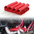thumbnail image 2 of JDMSPEED 8 Pcs Bouchons Protecteurs de Chaleur Rouge 1200 pour Bougies d'Allumage SBC BBC 350 454 6 Pouces, 2 of 10