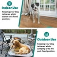 thumbnail image 6 of Furggis 20FT Heavy-Duty Tie-Out Cable for Dogs Up to 125 lbs, Chew-Proof & Tangle-Free, Ice Blue, 6 of 7