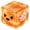 Halloween squeeze cube-Orange-A1, variant on Halloween Stress Relief Squeeze Cubes Sensory Fidget Squeeze Slow Rising Squeeze Pumpkin Ghost Eyeball Party Favors Desk Decompression Accessories Soft TPR Glitter Cubes Red
