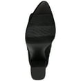 thumbnail image 4 of WILD PAIR Womens Black Arch Support Cushioned Pointed Toe Block Heel Zip-Up Dress Boots 9.5, 4 of 4