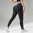thumbnail image 2 of HJYCHN Baggy Sweatpants High Waisted Yoga Pants for Soft Stretchy Workout Running Athletic Casual Wear Comfortable Flared Leggings with Pockets Women'S Pants Black L, 2 of 3