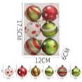 thumbnail image 3 of 6 piezas/caja de adornos de bolas de Navidad de 6 cm, colgante para árbol de Navidad, decoraciones navideñas para el hogar, regalo de Navidad y Año Nuevo, 3 of 5