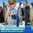 thumbnail image 4 of Calendario de adviento de pesca WYZOID 2024 con kit de pesca de 68 piezas, 4 of 6