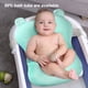 thumbnail image 4 of Asiento de baño para bebés Alfombrilla de soporte de seguridad Malla Red Lavable Transpirable Suave Ducha para niños pequeños Cojín para el cuerpo Cojín con correas Azul cielo Scienceny  BA000371-02, 4 of 7