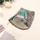 thumbnail image 3 of Bolsas de Maquillaje de Flores Bordadas Portátiles Únicas 1 Pc Poliéster Verde Pequeña, 3 of 5