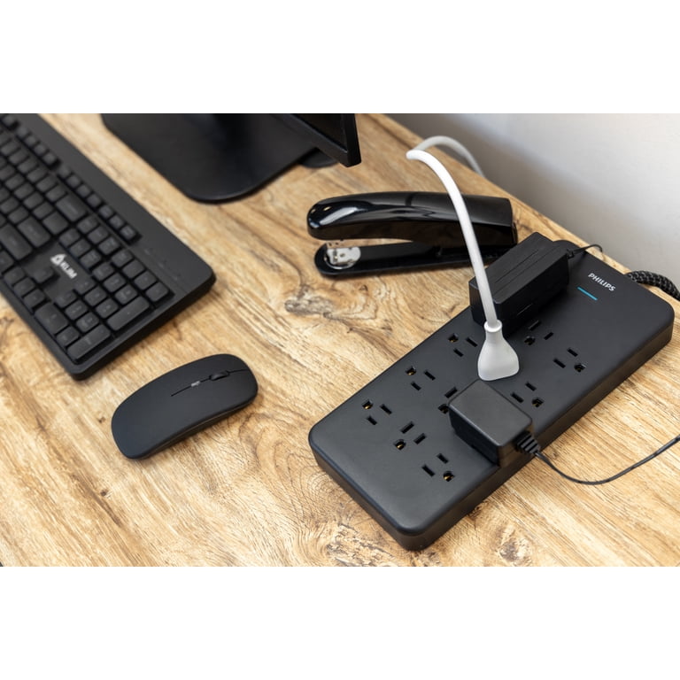 Philips 12-Outlet Surge Protector Power Strip, 6ft photo 6