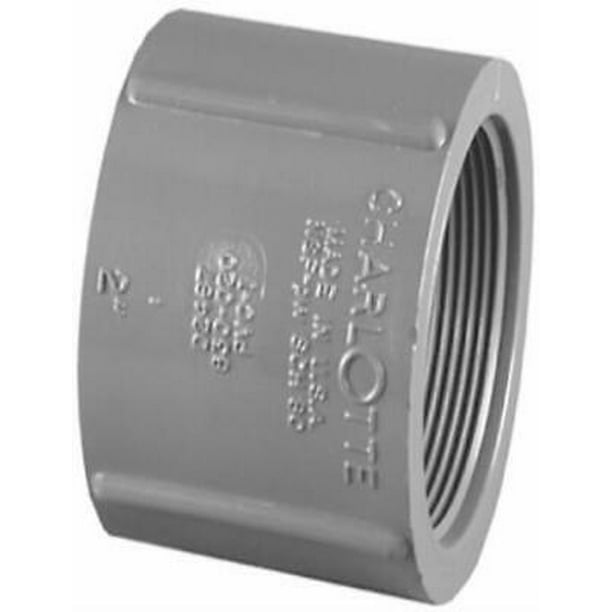 Charlotte Pipe Schedule 80 11/2 in. FPT X 11/2 in. D FPT PVC Coupling
