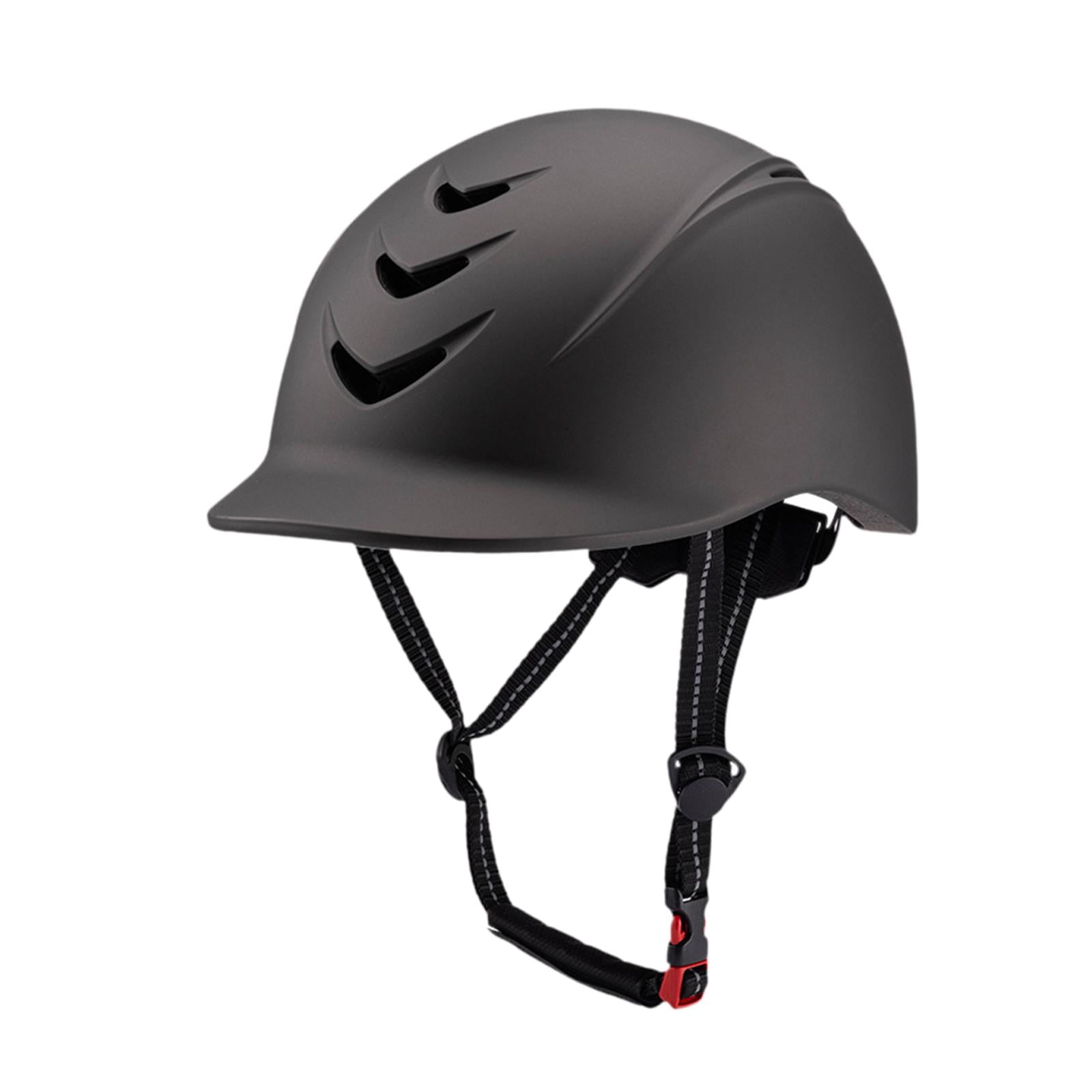 GARENDE Equestrian Helmet Adjustable with Removable Liner Summer Horse Riding Helmet titanium