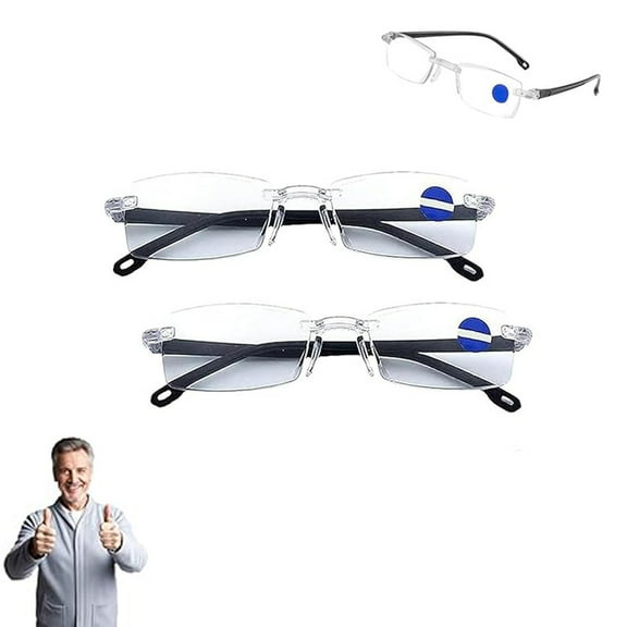 Kloiadka Auto Focus Glasses, Kloiadka Glasses, Automatic Zoom Adjustable Anti-Blue Glasses for Women Men