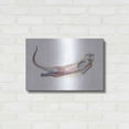 thumbnail image 3 of Luxe Metal Art 'Swimming Otter I' by Alan Majchrowicz, Metal Wall Art, 24"x16", 3 of 7