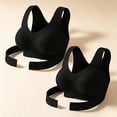 thumbnail image 2 of 2 Pack Women Sports Bra Seamless Posture Shaping Lift Support Back Sculpting Active Lingerie for Daily & Workout, 2 of 8