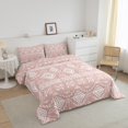 thumbnail image 3 of Erosebridal Bohemian Aztec Comforter Sets Twin Size, Tribal Geometric Pattern Comforters & Duvets, Pink, Reversible 2-Piece, 3 of 8
