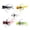 Mixed color, variant on 5pcs Popping Fly Lures Fly Fishing Baits for Trout Salmon Topwater Fishing Lures with Hook Artificial Baits