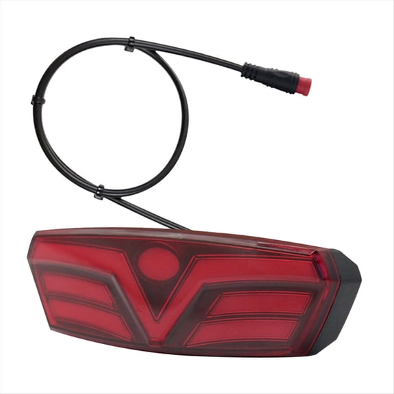 LED Mountain Bike Luggage Rack Light Waterproof Bicycle Rear Seat Reflective Taillight pwm25