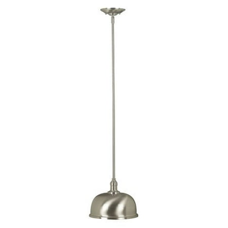 Kenroy Home 91610BS Alice 1-Light Mini Pendant - 10W in. Brushed Steel