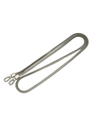  uxcell Purse Chain Strap, 24x0.28 Flat Chain Strap Handbag  Chains Accessories Purse Straps Shoulder Cross Body Replacement Straps, Gold  Tone