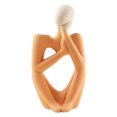 thumbnail image 1 of Figura abstracta de cerámica, florero, adornos de escritorio esmerilados para estudio de oficina JShteea El nuevo, 1 of 1