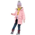 thumbnail image 4 of Ruyang Kids Winter Coat Boys Girls Puffer Jacket Down Quilted Parka Coats Padded Warm Thermal Long Hooded Overcoat, 4 of 6