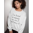 thumbnail image 2 of Thankful For Forgiveness Graphic Sweatshirt Women -GoatDeals Designs, Female 5X-Large, 2 of 4
