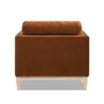thumbnail image 4 of Jennifer Taylor Home Knox 65" Modern Farmhouse Chaise Lounge Chair, Burnt Orange Performance Velvet, 4 of 9