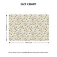 thumbnail image 2 of Rocae Cute Rabbit Printed Heat Resistant Place Mats,Classic Hemstitch Cloth Fabric Placemats Imitation Linen Place Mat Table Mats 18x12 inch, 2 of 5