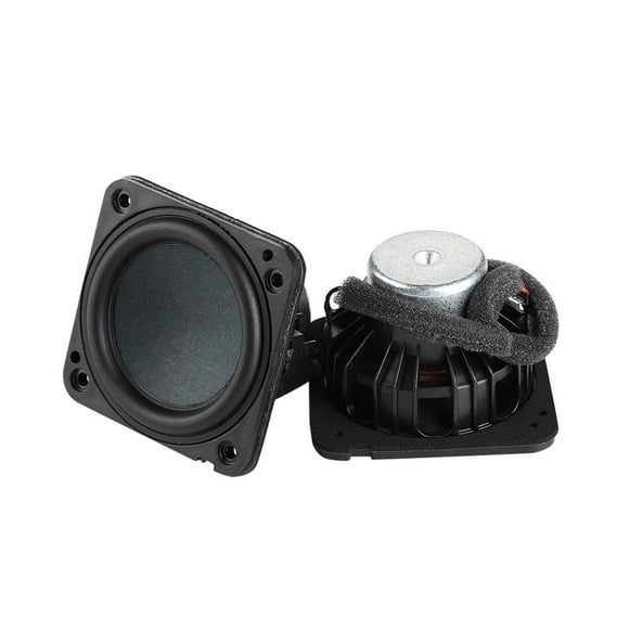 BRRTMTPAOK 2pcs 2.25 Pulgada de Altavoz de Audio 4 Ohm 20W Rango Completo Dual MAGNÉTICO MAGNÉTICO H