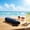 Navy, variant on 91cm Large Canopy Folding Travel Umbrella, Windproof UV Protection Portable Compact Sun Rain Umbrella, Lightweight Pocket Parasol for Commute Beach Daily Use