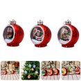 thumbnail image 4 of Luces colgantes navideñas, bolas huecas, lámparas de bolas de fiesta (estilo aleatorio), 3 uds., 4 of 6