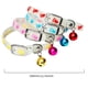 thumbnail image 2 of Collar de mascota brillante con campanas para perro, anillo de cuello antipérdida, Color aleatorio (huellas), 2 of 3