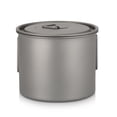 thumbnail image 3 of Tazas de titanio Copa de titanio ultraligera portátil para acampar al aire libre Tapa de agua de campo de campo , con manillable 300ml / 350ml / 450ml / 550ml / 650ml / 750ml, 3 of 7