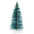 thumbnail image 4 of Northlight Frosted Mini Bottle Brush Pine Christmas Village Trees - 4" - Set of 2, 4 of 4