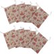 thumbnail image 1 of 10pcs Bolsas de Joyas Arpillera Flor Cordón para Boda perfecl, 1 of 8