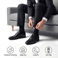 thumbnail image 6 of ARWSER 5 Pairs Men's Business Socks Breathable Casual Classic Pattern Dress Crew Socks for Office and Business Wear, 6 of 8