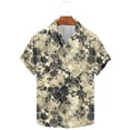 thumbnail image 2 of AHTJRT Stylish Men's Camouflage Print Button Down Short Sleeve Shirt Multicolor 2XL, 2 of 5