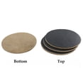thumbnail image 2 of Leather Coasters, Horween Chromexcel, Circle, Navy (4pc set), 2 of 4