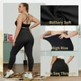thumbnail image 5 of ZENFLEX 3 Pack Plus Size Leggings for Women-High Waist Stretchy Soft Pants for Workout Running Yoga, 5 of 5