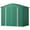 Green - 8×6Peaked-roof, variant on 6 x 4  FT Sheds & Outdoor Storage, Metal Tool Shed with Double Lockable Doors for Patio, Lawn, Backyard, Gray