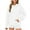 White, variant on Erwazi Hoodies for Women Long Sleeve Pullover Top Casual Loose Hooded Sweatshirts with Pockets