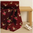 thumbnail image 4 of Soimoi Cotton Poplin Fabric Leaves & Begonia Floral Printed Fabric 1 Yard 56 Inch Wide, 4 of 7