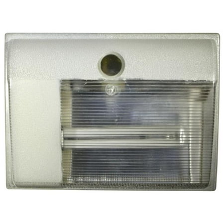 

Dabmar Lighting DF6426-W 7.50 x 10 x 3.17 in. 120 V 26 watts Polycarbonate Surface Mounted Wall Fixture Light with PL13 Fluorescent Lamp White