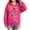 Hot Pink, variant on Coerni Girls Hoodie Cartoon Construction Truck Graphic Sweatshirt Funny Print Kids Trendy Hooded Pullover Spring Fall Casual Wear