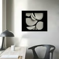 thumbnail image 4 of Orinice Black And White Abstract Wall Art, Boho Wall Art Decor Abstract Minimalist Wall Art, Modern Minimalist Wall Art, Boho Bedroom Decor Aesthetic Black And White Minimalist Wall  20x16in, 4 of 6