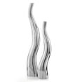 thumbnail image 1 of Vases Modernes en Aluminium Argent Grand & 44; Ensemble de 2, 1 of 1