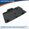 thumbnail image 6 of Unique Bargains Front Right Car Bumper Tow Hook Cover Tow Cover Cap Unpainted Fit for Opel Zafira B 2008 No.1405238, 6 of 6