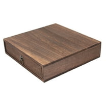 MIPCASE 1 Set of Vintage Tea Box with Drawers Wooden Storage for Tea Lovers