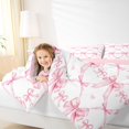 thumbnail image 3 of Erosebridal Princess Bowknot 7-Piece Twin Bedding Sets,Kawaii Bow Girls Bedding Comforter Set For Teens,Pink Purple,Reversible, 3 of 7