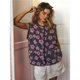 thumbnail image 4 of Chaleco Informal Sin Mangas para Mujer, con Estampado Floral, Botones y Bolsillos. Rosa L, 4 of 8